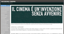 Desktop Screenshot of decodingcinema.com